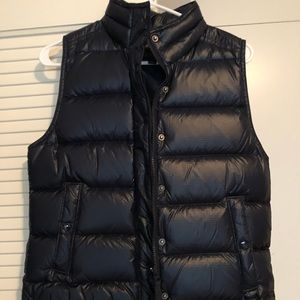 J. Crew navy puffy vest